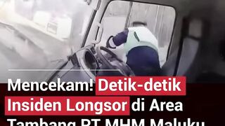 Insiden longsor terjadi di area tambang nikel PT Mega Haltim Mineral (MHM)