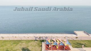 Beautiful views of Jubail damam ocean