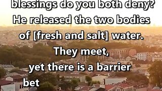 Surah Rahman (Verses 17–21) With Urdu & English Translation | Allah’s Mercy & Signs #Shorts #SurahRahman