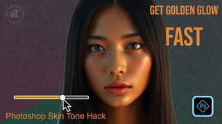 How to Get a GOLDEN Skin Tone in Photoshop