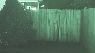 [MY BACKYARD CCTV] at Night #horror #peranormal #creepy