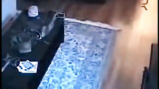 Last night this happened- Poltergeist caught on tape #scary #horrorjunkie #paranormal #CCTVFootage #usa