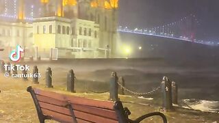 Turkey counter view in night