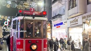 Turkey counter view in night