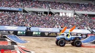 CRAZY Monster Truck Freestyle ???????? | Insane Air Time, Brutal Jumps & Total Chaos!