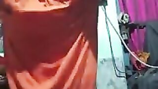 Saree setup , watch YouTube videos