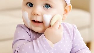 The Baby Slays Her FIRST Makeup Look ???????? | Cutest Glow-Up Ever!