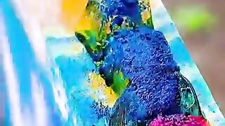 Ice Dyeing, One of China’s Earliest Tie-Dye Techniques ????#fyp #howitsmade #satisfying #art #handmade