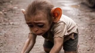 rio baby save fish ???? monkey and fish ????emotinal story