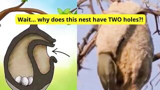This Bird Built a 2-Door Nest… Snakes HATE This Trick!