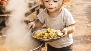 Monkey lost everything_ but never cheated ???????? Life tested him again and again_ yet his heart stayed pure.