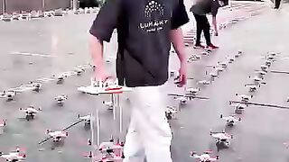 “World Record: 11,000 Drones Lit Up the Sky!” #guinnessworldrecords #drone #nextlevel #viralvideo