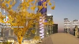 Dubai Burj khalifa view in night