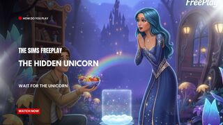 The Sims FreePlay - The Hidden Unicorn: Wait For The Unicorn