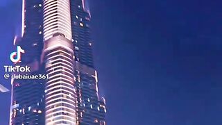 Dubai Burj khalifa view in night