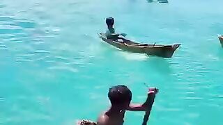 Have you heard of the people who live their lives on the sea?#foryou sea #fishing #fyp #bajau