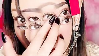 Master of illusionary makeup.#makeup #illusion #foryou #cool #interesting