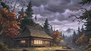 Stormy Night at Grandma’s Mountain Cabin ⛈️???? | Traditional Japanese Cooking & Soul-Warming Family Dinner ????