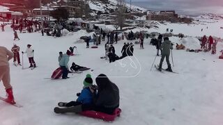 فرحة عارمة في أوكايمدن بعد أن كست الثلوج جبال الأطلس 2026