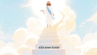 Em direção ao céu com Jesus.