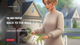 The Sims FreePlay - Back To The Wall: Check Mail For Bree's Letter