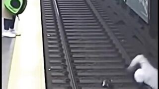 A Split Second Before the Train