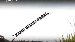 Sawah, awan dan senja