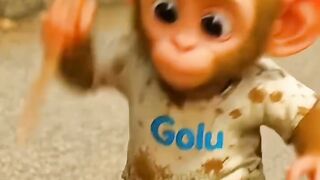 Golu Monkey ???? _monkeyart _monkeycartoon _golumonkey