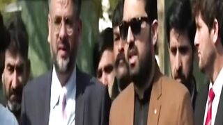 After Meeting PM Shehbaz Sharif Sohail Afridi Media Talk Outside PM House