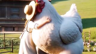A lovely story of a hen and a farmer