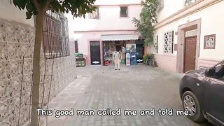 A pregnant stray cat asks for help to find a home to give birth || Trying to save a cat.