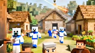 Minecraft animation: Village raid