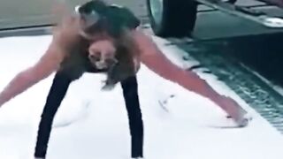 Slippery compilation — funny fails