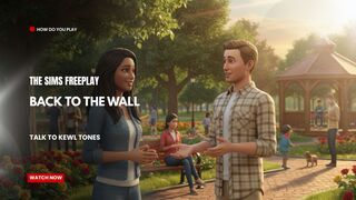 The Sims FreePlay - Back To The Wall: Talk To Kewl Tones