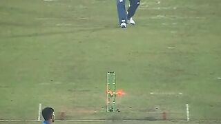 Angry moment cricket ????