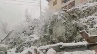 Snow fall in my beautiful valley swat