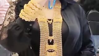 Egyptian Girl in the gold shop Nice look