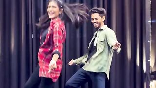 Cute girls and boys dancing video