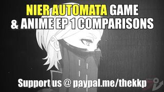Nier Automata Anime Episode 1 Comparison _ 2017 vs 2023