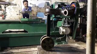Made a front axle king pin size on a lathe machine that no one else can do