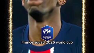 France squad 2026 World Cup