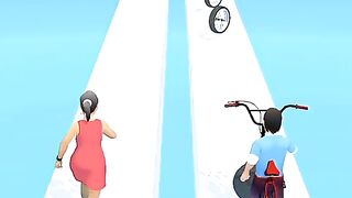 Couple bike #shorts #gamingshorts #gaming #games #bikegames #couple #cartoon #gameplaywalkthrough