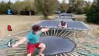 Ranking Funniest Trampoline Moments ????