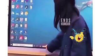 Students done her mad ????
