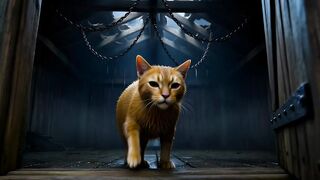 Gato Amarelo e uma Gata branca