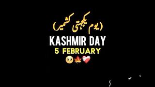 New treading video Kashmir Solidarity Day 2026
