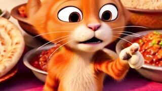 Poor orange cat gets kicked out, needs food now