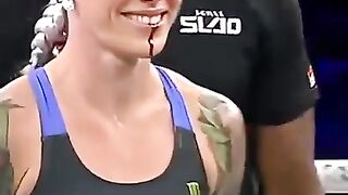 Can you see what she did?
