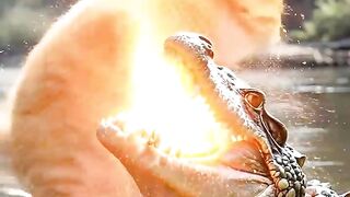 Fui sequestrado por um crocodilo hoje