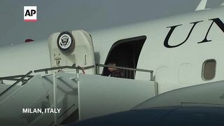 JD Vance arrives in Milan to lead the US delegation at Winter Olympics.